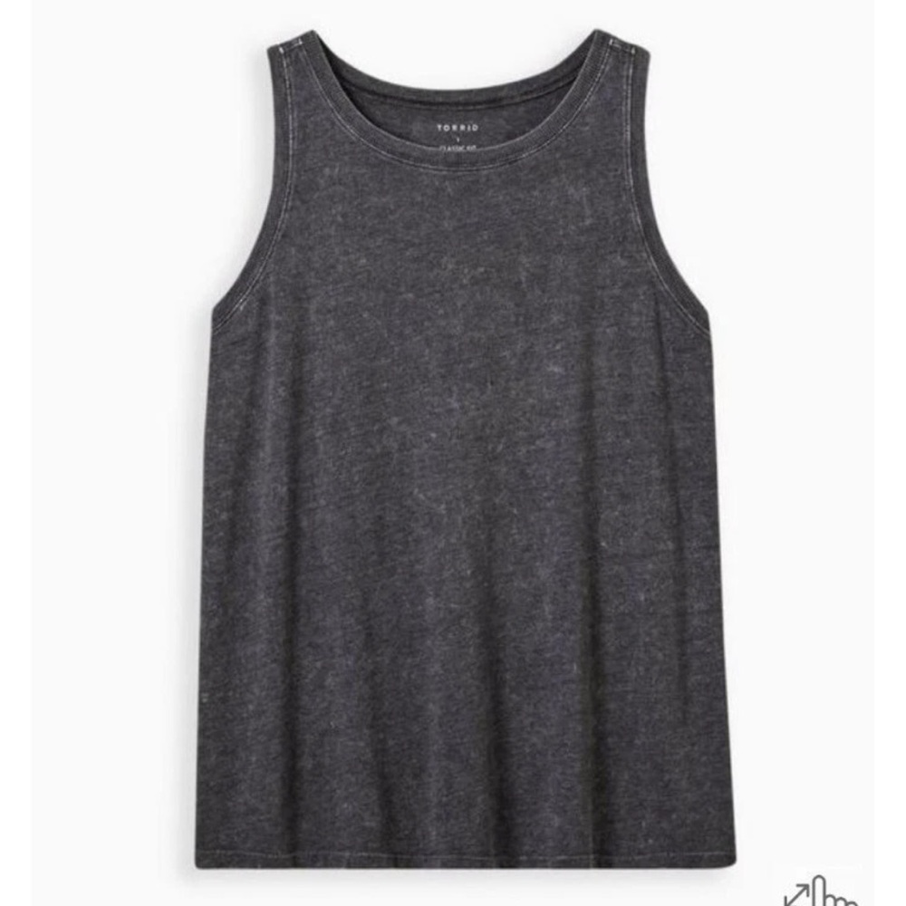 Torrid Vintage Triblend Jersey Crew Neck Tank - Picture 2 of 3
